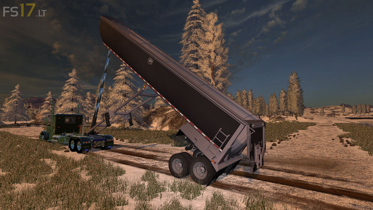 mac frameless dump trailer mod for farming simulator 2015